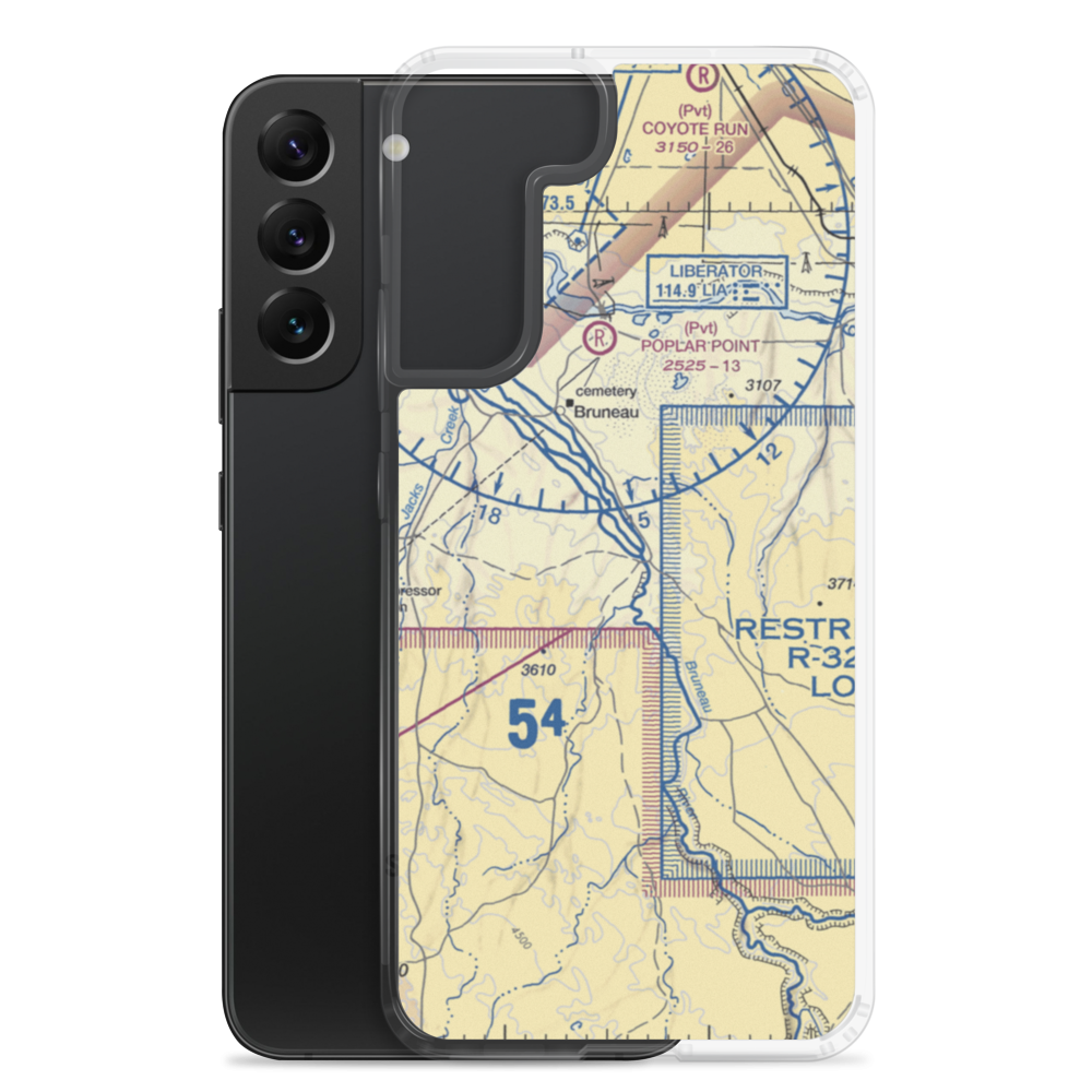 Owen Ranches Inc Airport (ID39) VFR Sectional Samsung Case Samsung Galaxy S22 Plus model shown