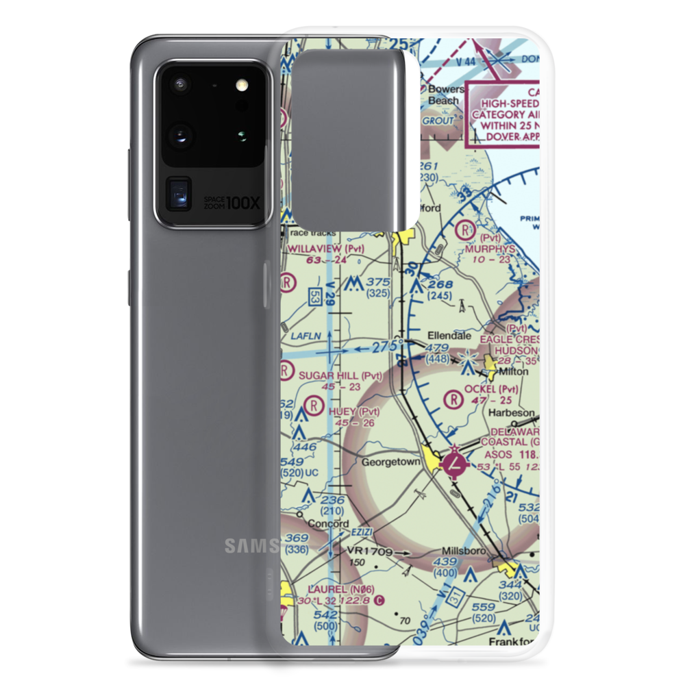 Owens Field (DE12) VFR Sectional Samsung Case Samsung Galaxy S20 Ultra model shown