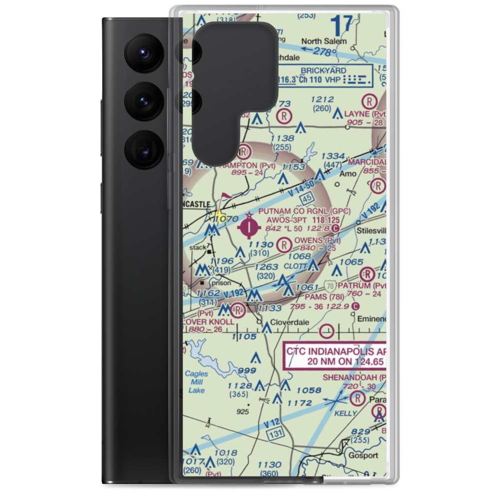 Owens Field (II29) VFR Sectional Samsung Case Samsung Galaxy S22 Ultra model shown