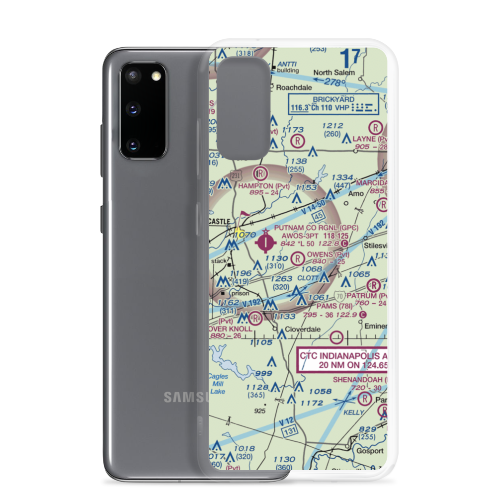 Owens Field (II29) VFR Sectional Samsung Case Samsung Galaxy S20 model shown