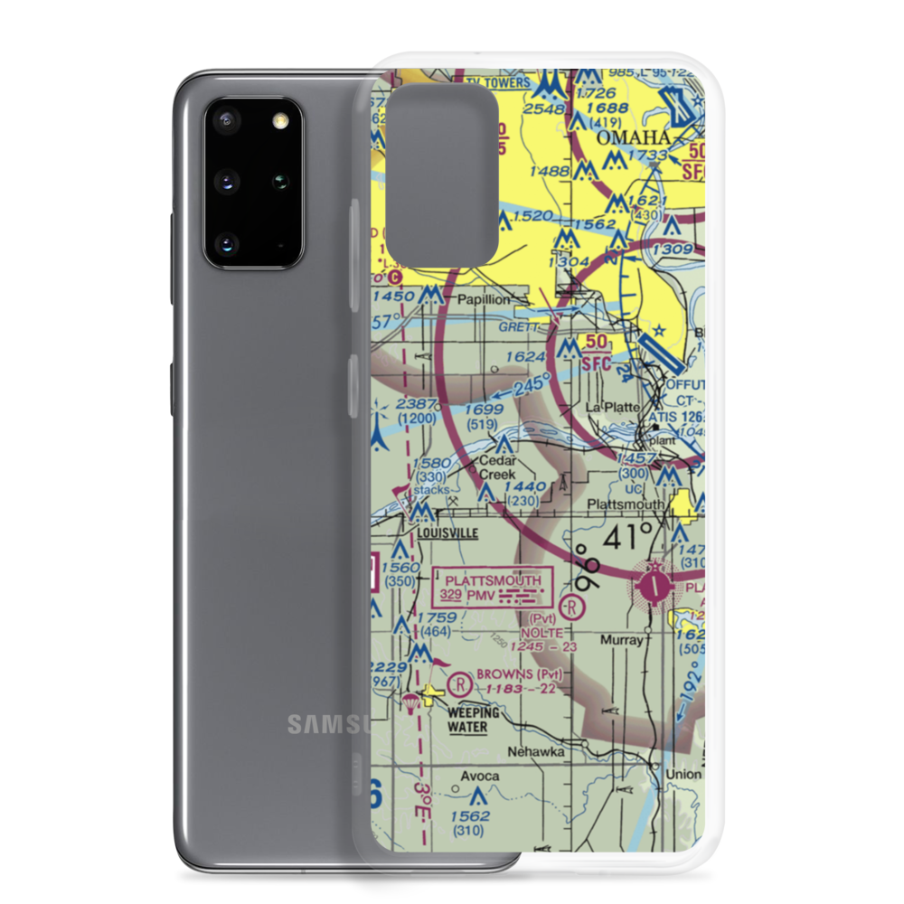 P & R Airport (8NE2) VFR Sectional Samsung Case Samsung Galaxy S20 Plus model shown