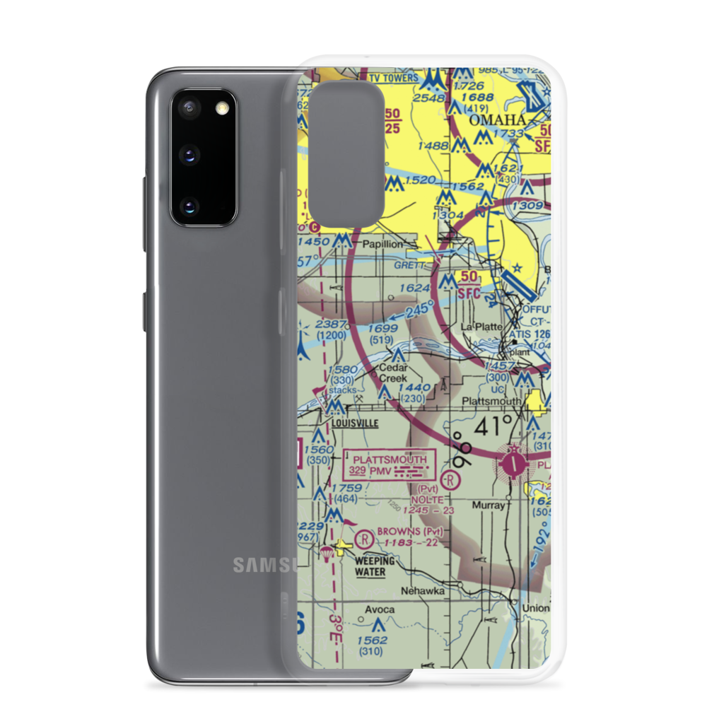 P & R Airport (8NE2) VFR Sectional Samsung Case Samsung Galaxy S20 model shown