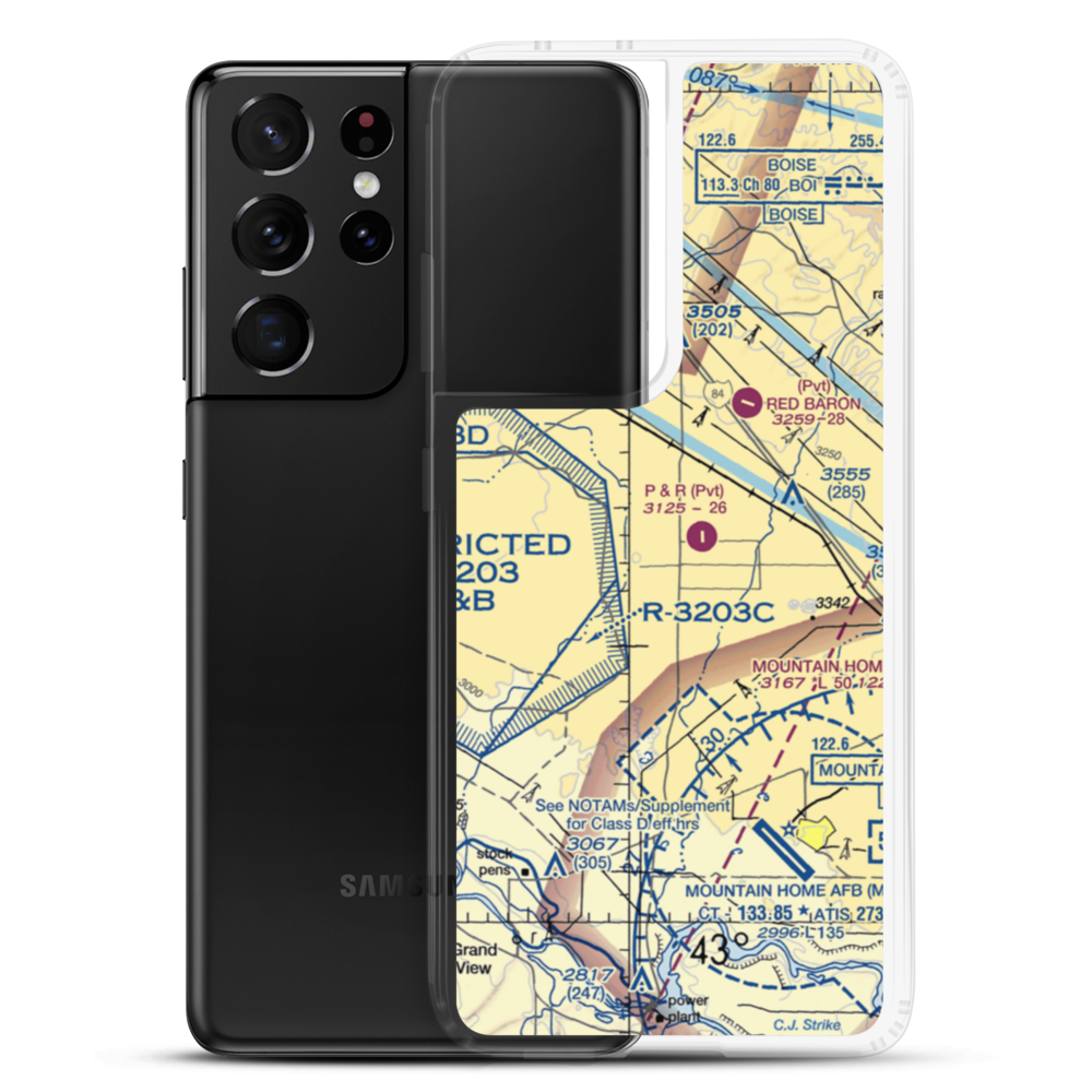 P And R Field (ID26) VFR Sectional Samsung Case Samsung Galaxy S21 Ultra model shown
