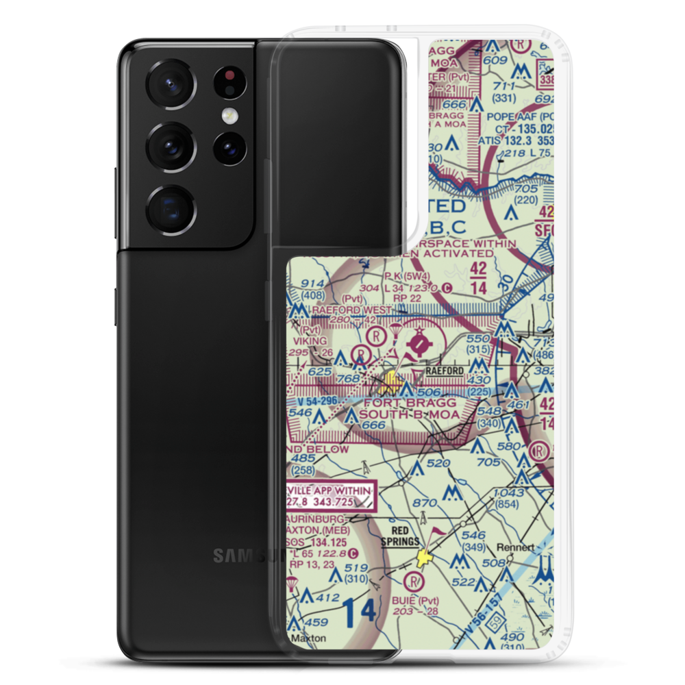 P K Airpark (5W4) VFR Sectional Samsung Case Samsung Galaxy S21 Ultra model shown