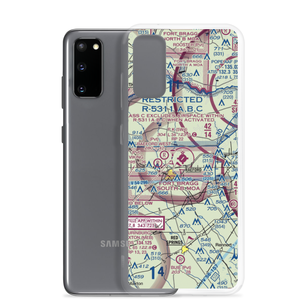 P K Airpark (5W4) VFR Sectional Samsung Case Samsung Galaxy S20 model shown