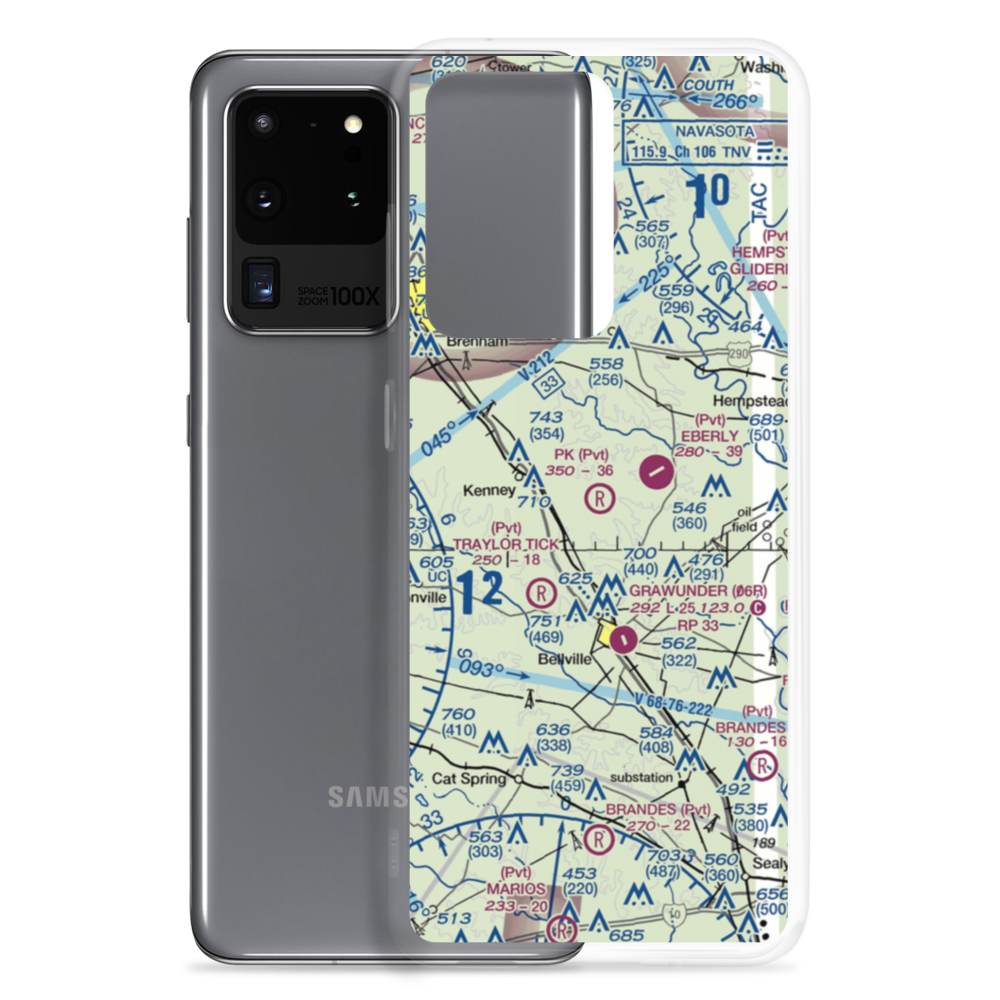 P-K Ranch Airport (60TX) VFR Sectional Samsung Case Samsung Galaxy S20 Ultra model shown