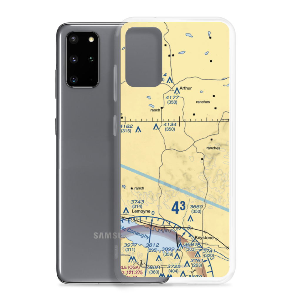Packard Ranch Airport (42NE) VFR Sectional Samsung Case Samsung Galaxy S20 Plus model shown