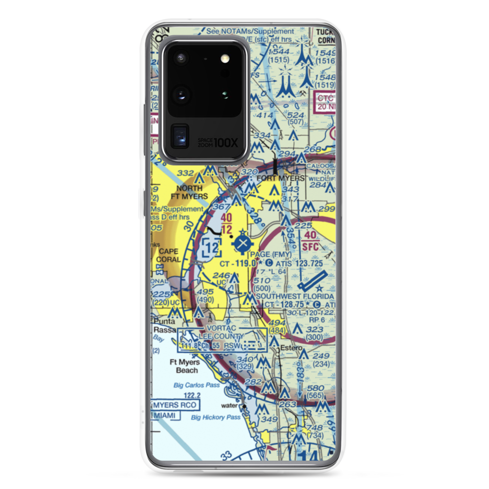 Page Field (FMY) VFR Sectional Samsung Case Samsung Galaxy S20 Ultra model shown