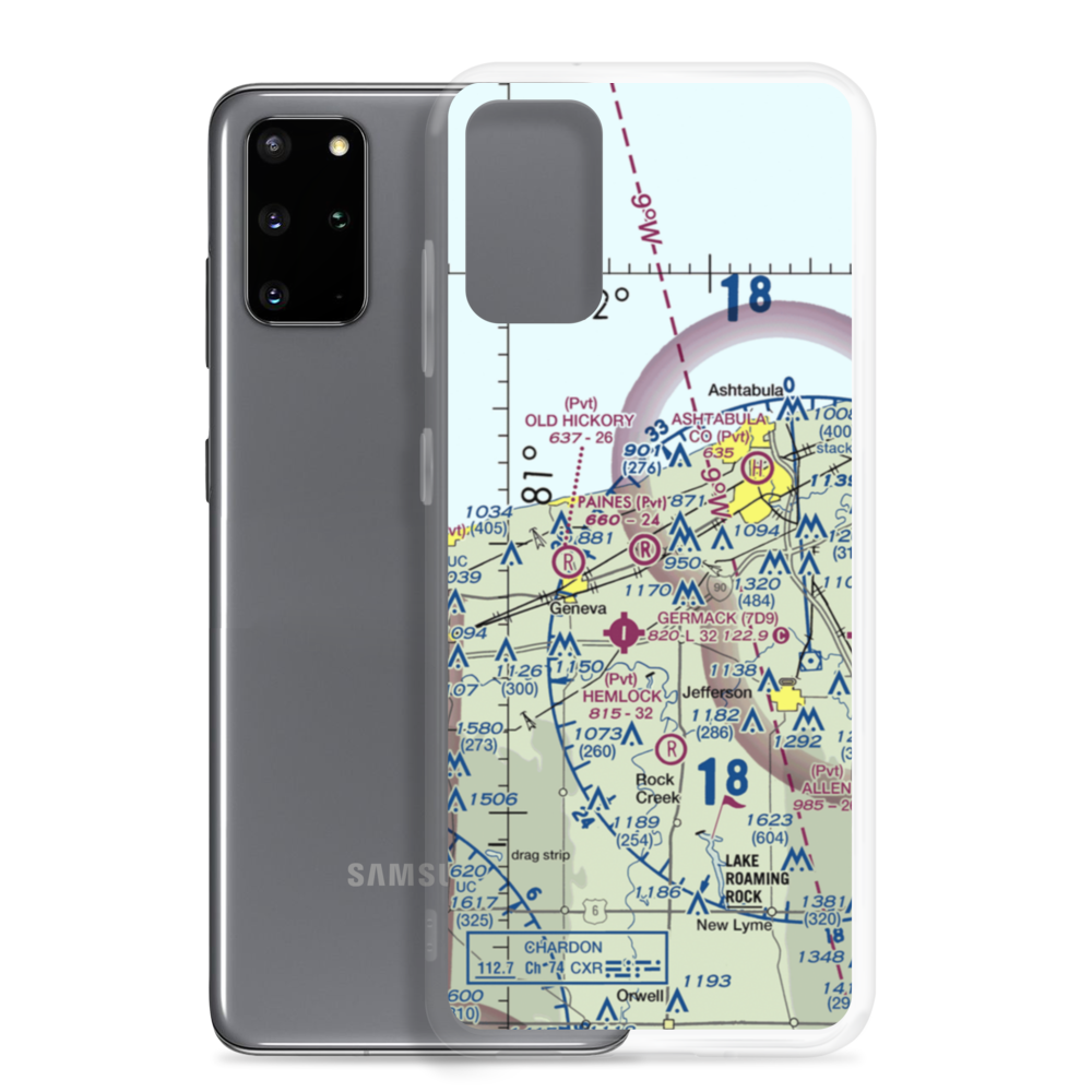 Paine's Airport (98OH) VFR Sectional Samsung Case Samsung Galaxy S20 Plus model shown