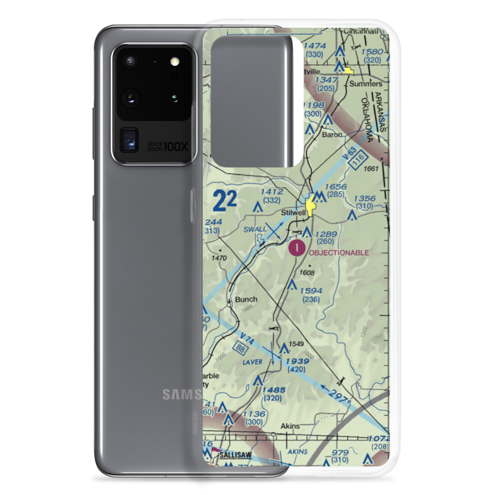 Painting Planes Airport (1PP) VFR Sectional Samsung Case Samsung Galaxy S20 Ultra model shown