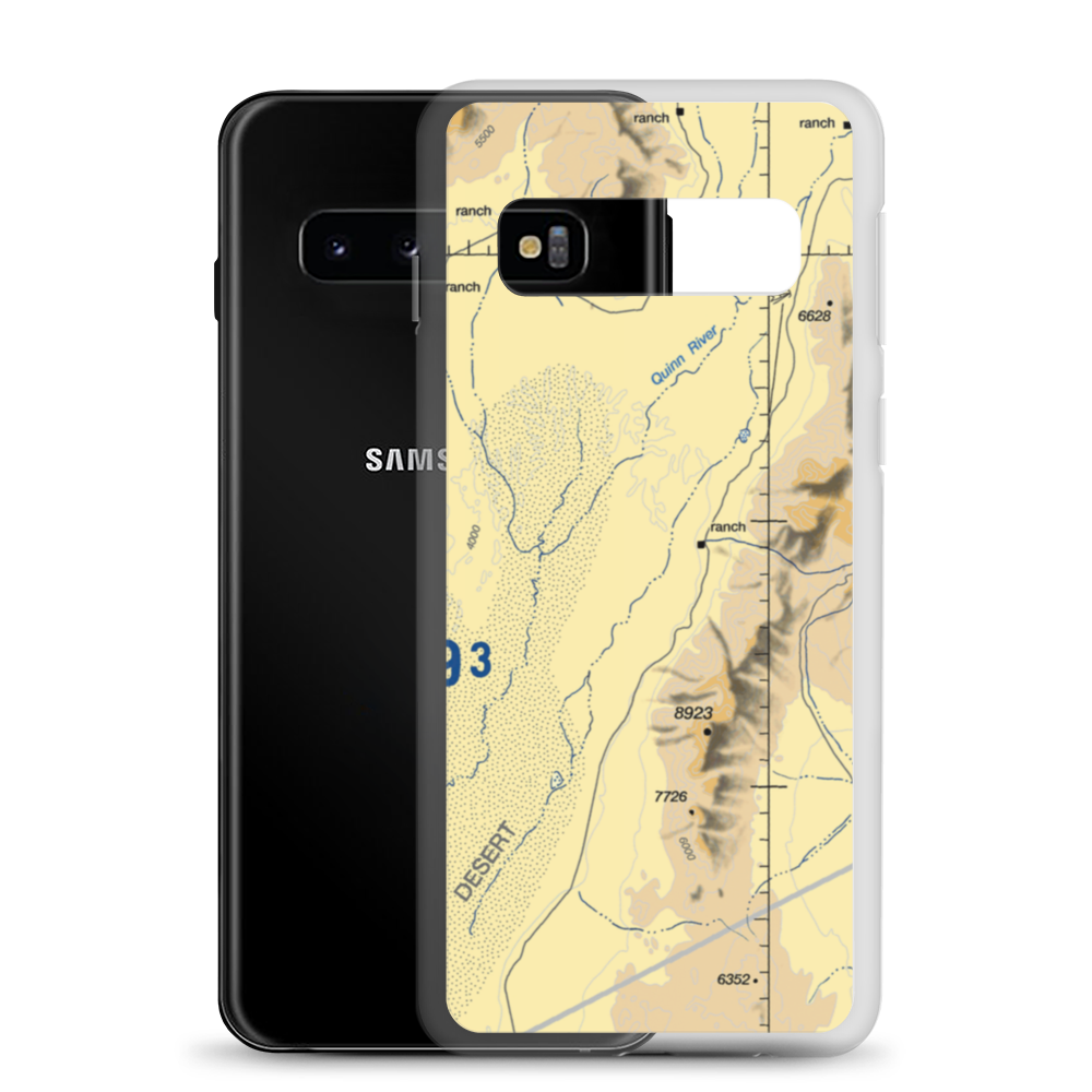 Paiute Meadows Airport (02NV) VFR Sectional Samsung Case Samsung Galaxy S10 model shown