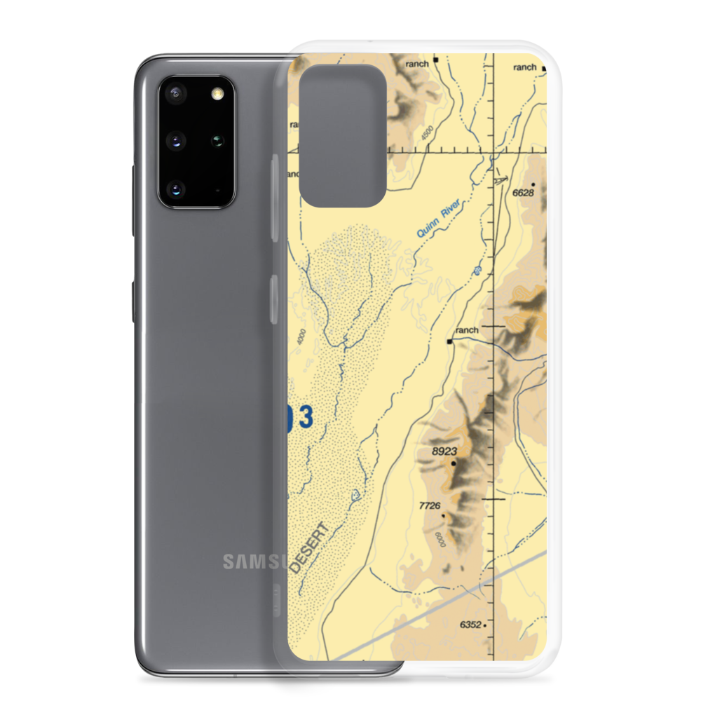 Paiute Meadows Airport (02NV) VFR Sectional Samsung Case Samsung Galaxy S20 Plus model shown