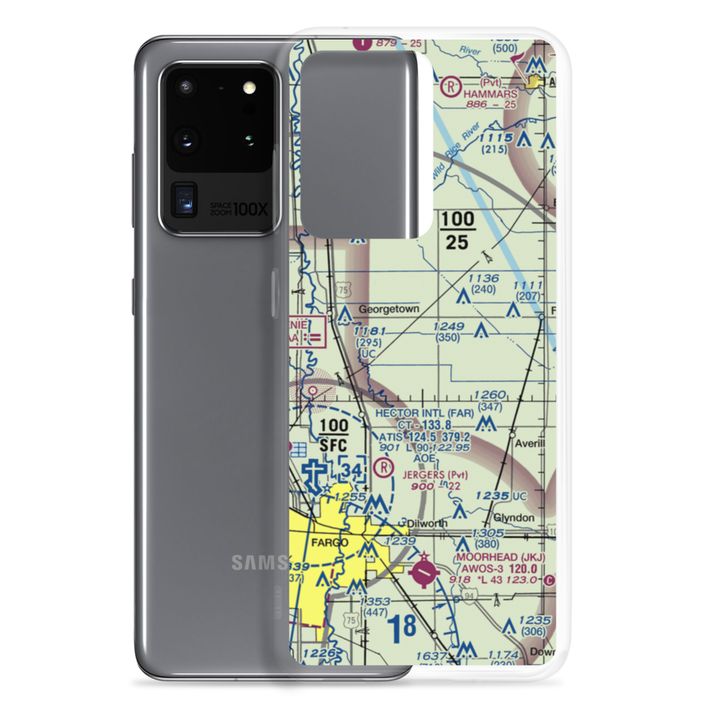 Pake Airport (MY98) VFR Sectional Samsung Case Samsung Galaxy S20 Ultra model shown