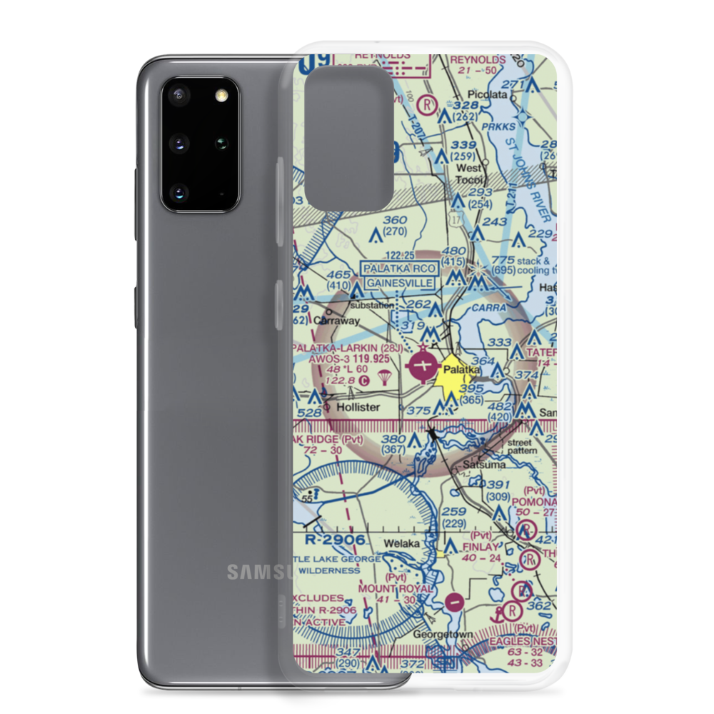 Palatka Municipal - Lt. Kay Larkin Field (28J) VFR Sectional Samsung Case Samsung Galaxy S20 Plus model shown