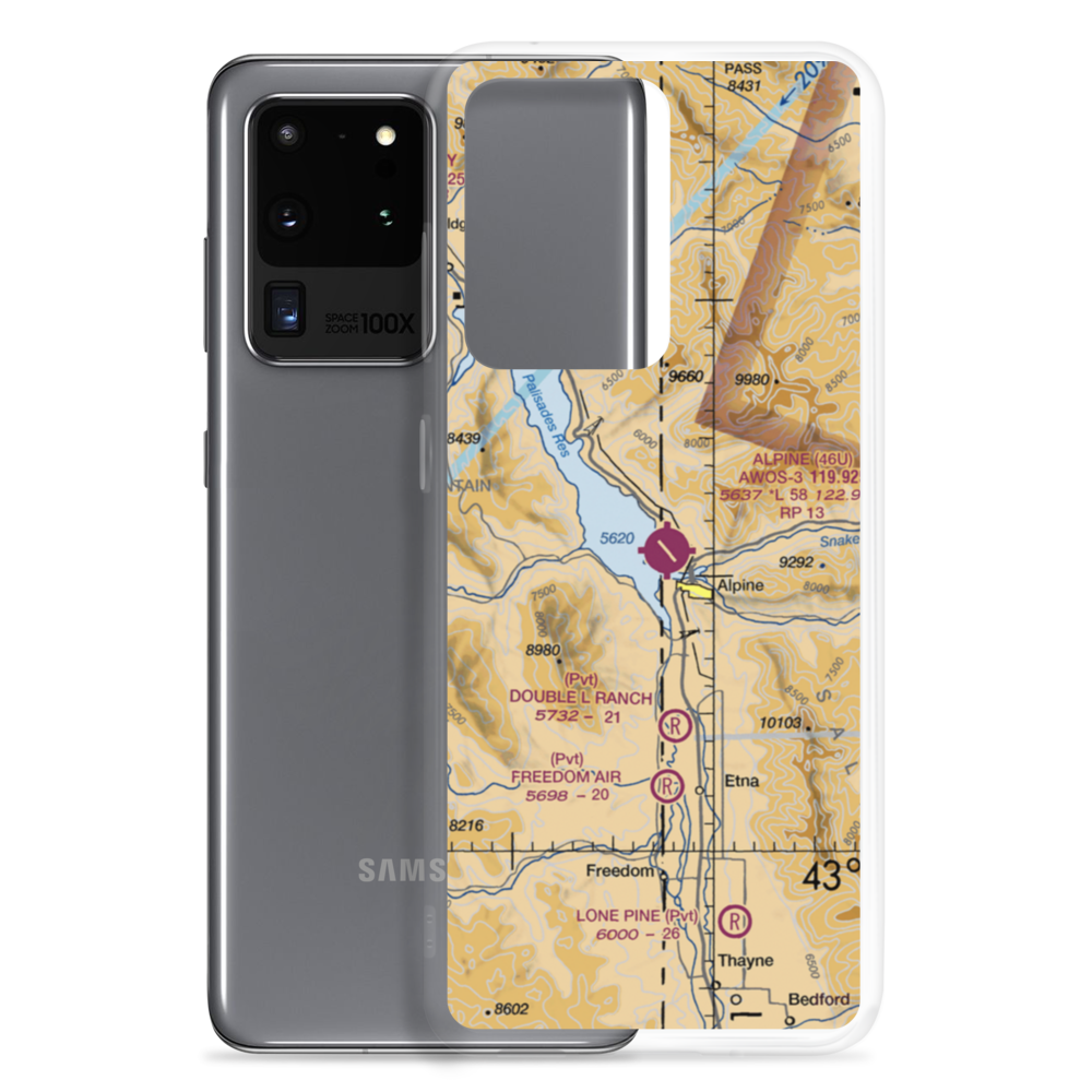 Palisades Field (59ID) VFR Sectional Samsung Case Samsung Galaxy S20 Ultra model shown