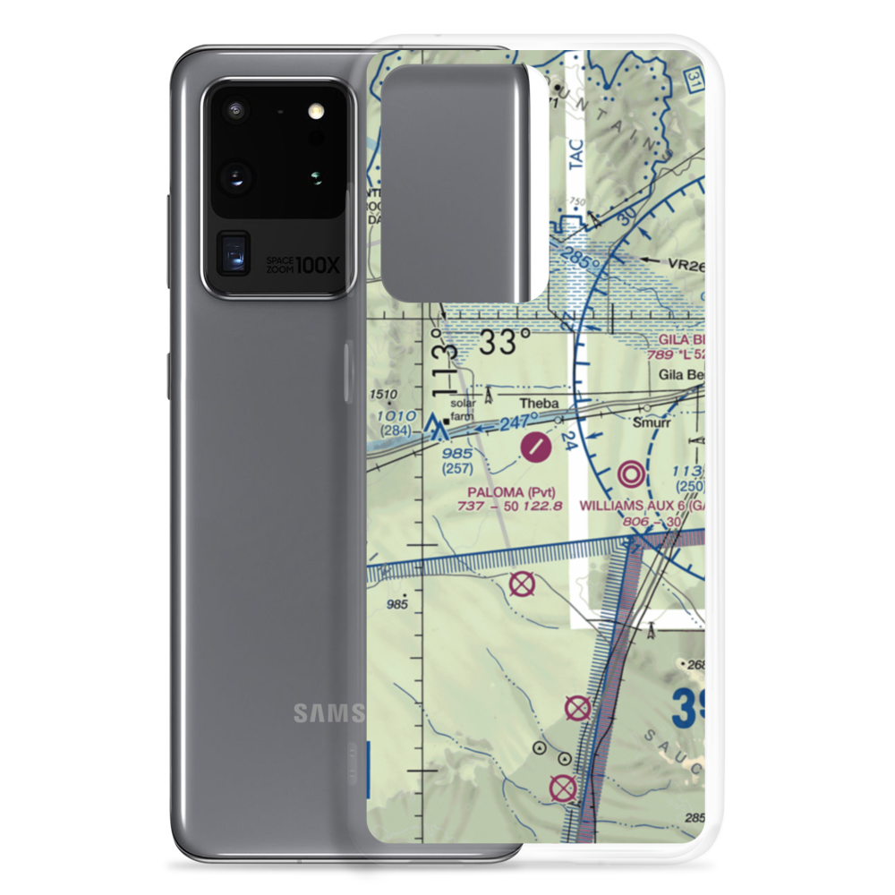 Paloma Ranch Airport (29AZ) VFR Sectional Samsung Case Samsung Galaxy S20 Ultra model shown