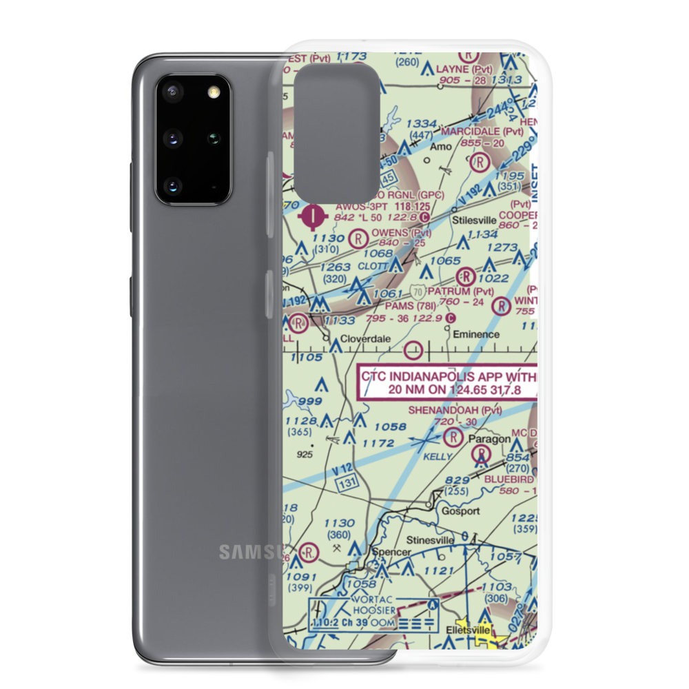 Pam's Place Airport (78I) VFR Sectional Samsung Case Samsung Galaxy S20 Plus model shown