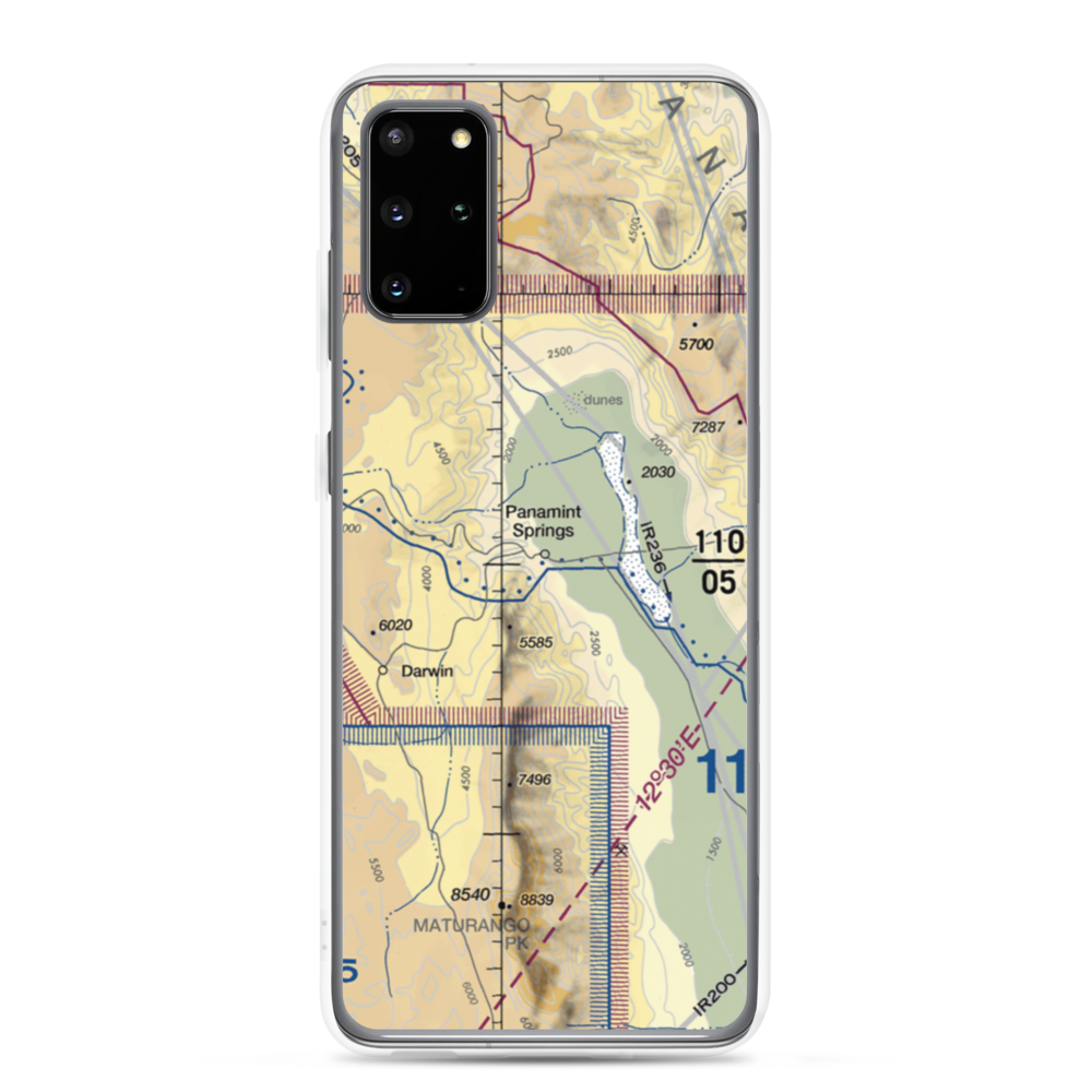 Panamint Springs Airstrip (US-0163) VFR Sectional Samsung Case Samsung Galaxy S20 Plus model shown