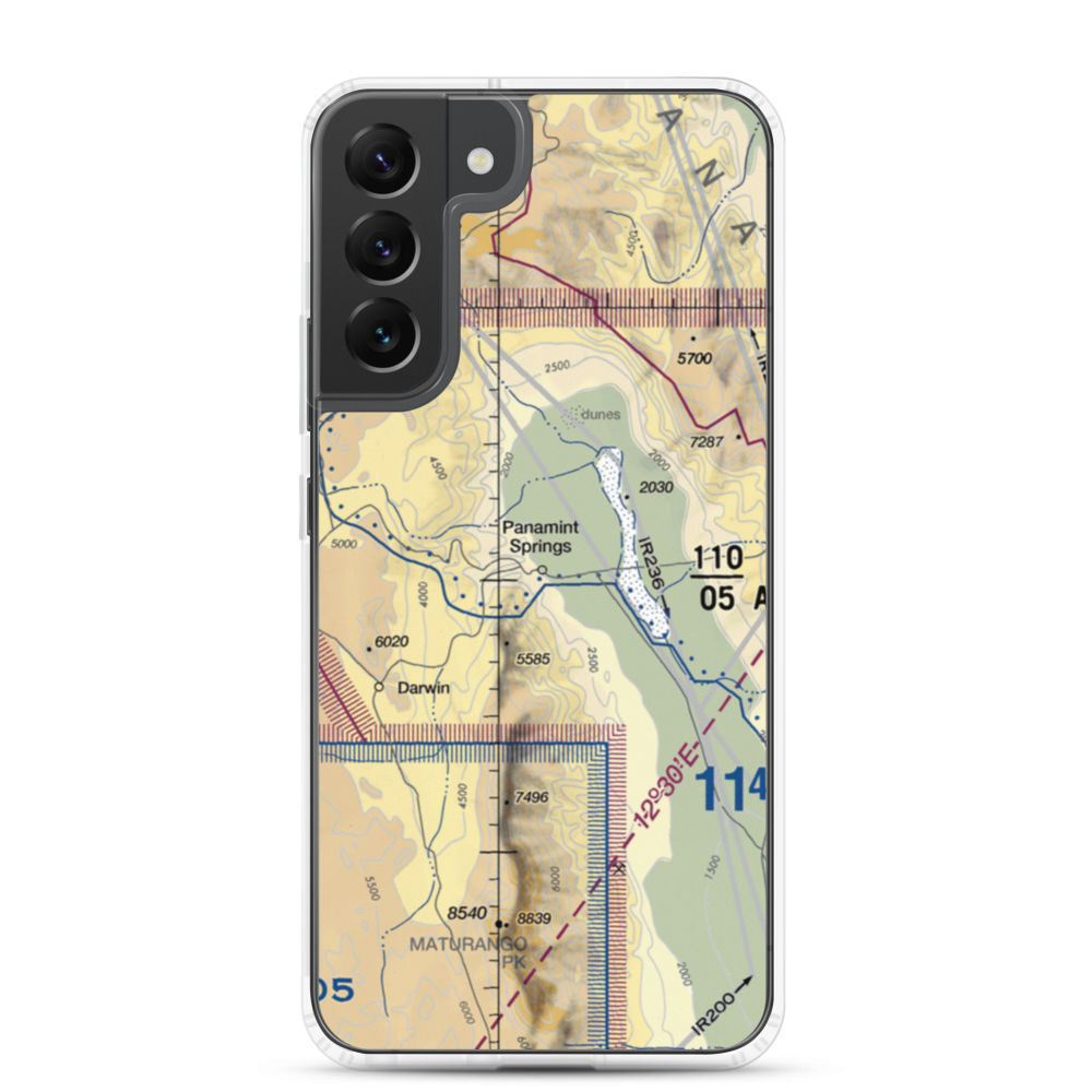 Panamint Springs Airstrip (US-0163) VFR Sectional Samsung Case Samsung Galaxy S22 Plus model shown