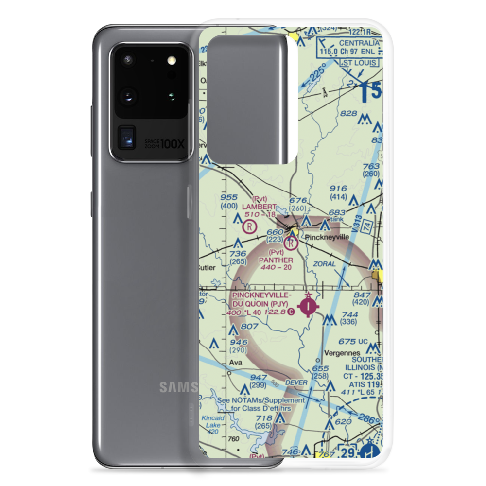 Panther Field (5IL2) VFR Sectional Samsung Case Samsung Galaxy S20 Ultra model shown