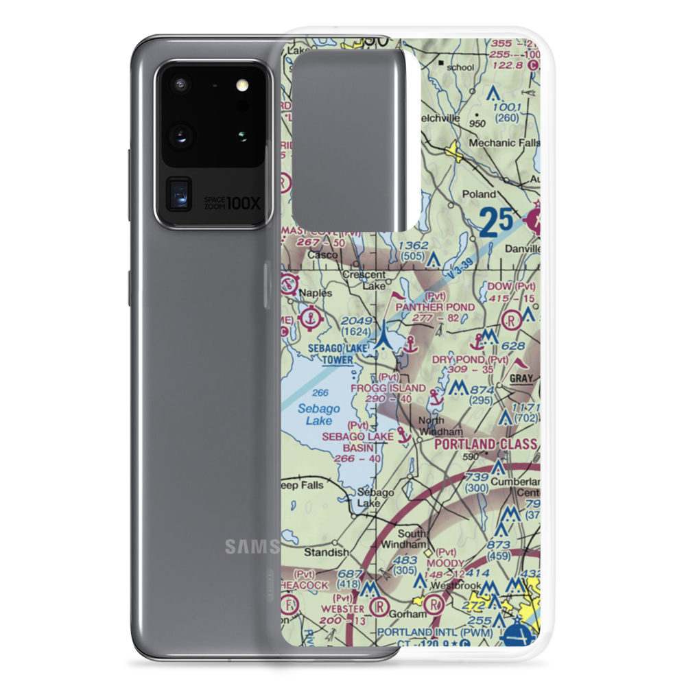 Panther Pond Seaplane Base (ME09) VFR Sectional Samsung Case Samsung Galaxy S20 Ultra model shown