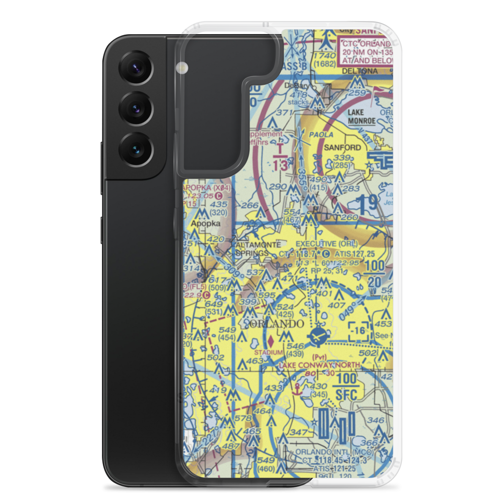 Paradise Landing Seaplane Base (0FA9) VFR Sectional Samsung Case Samsung Galaxy S22 Plus model shown