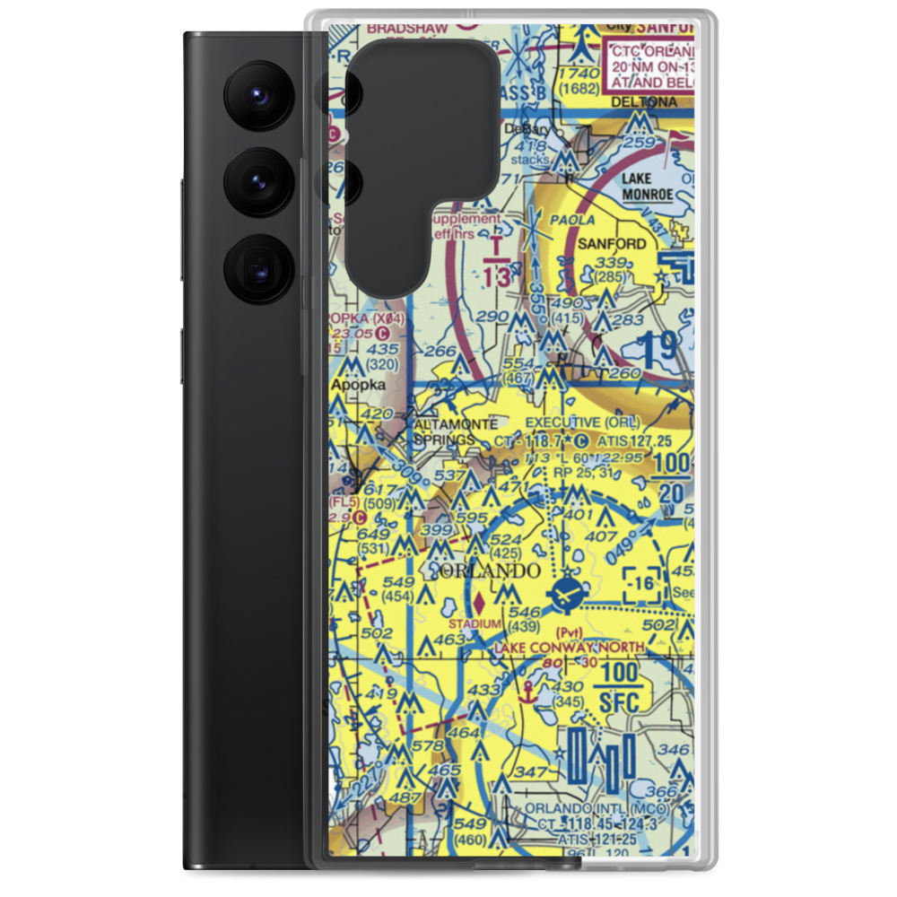 Paradise Landing Seaplane Base (0FA9) VFR Sectional Samsung Case Samsung Galaxy S22 Ultra model shown