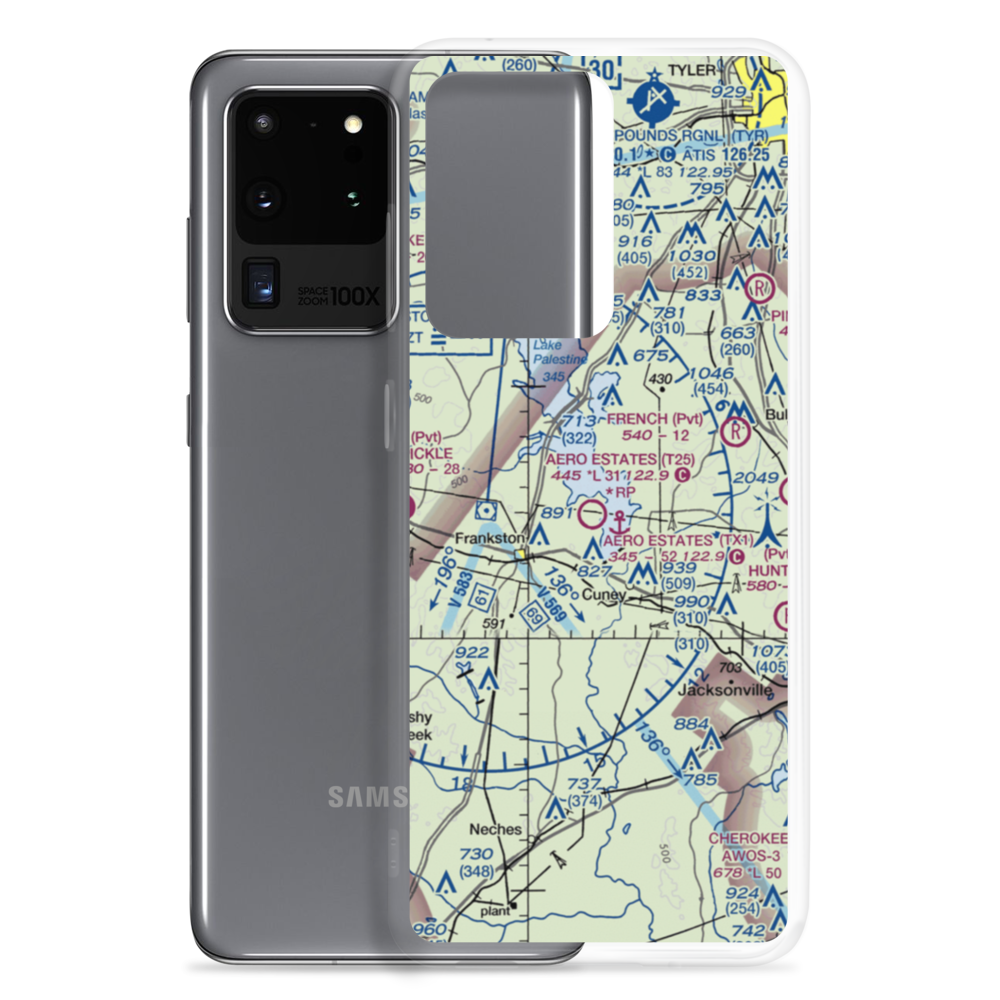 Paradise Point Airport (3TX1) VFR Sectional Samsung Case Samsung Galaxy S20 Ultra model shown