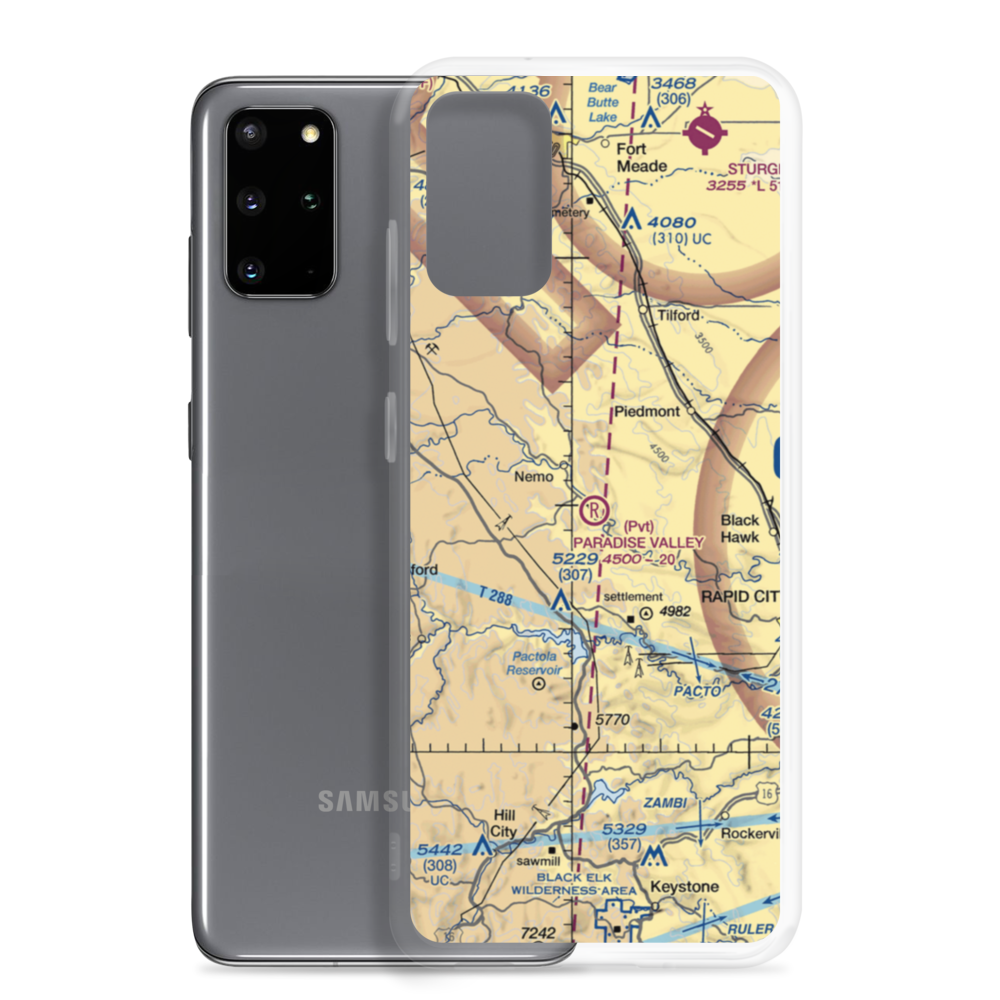 Paradise Valley Airport (2SD0) VFR Sectional Samsung Case Samsung Galaxy S20 Plus model shown
