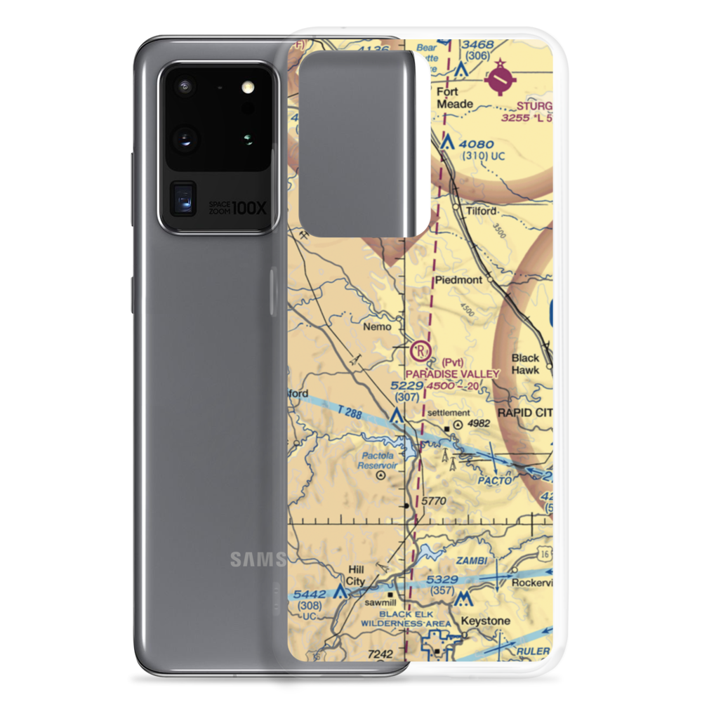 Paradise Valley Airport (2SD0) VFR Sectional Samsung Case Samsung Galaxy S20 Ultra model shown
