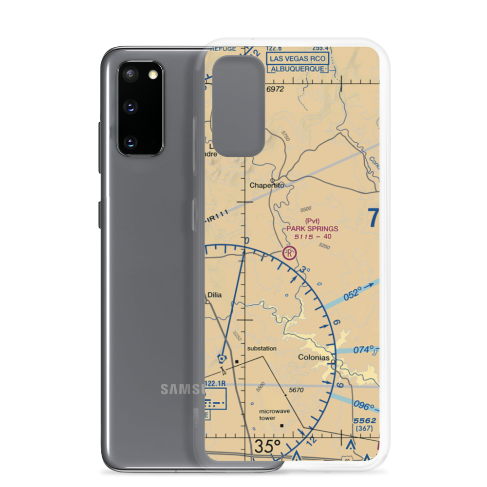 Park Springs Airport (NM76) VFR Sectional Samsung Case Samsung Galaxy S20 model shown