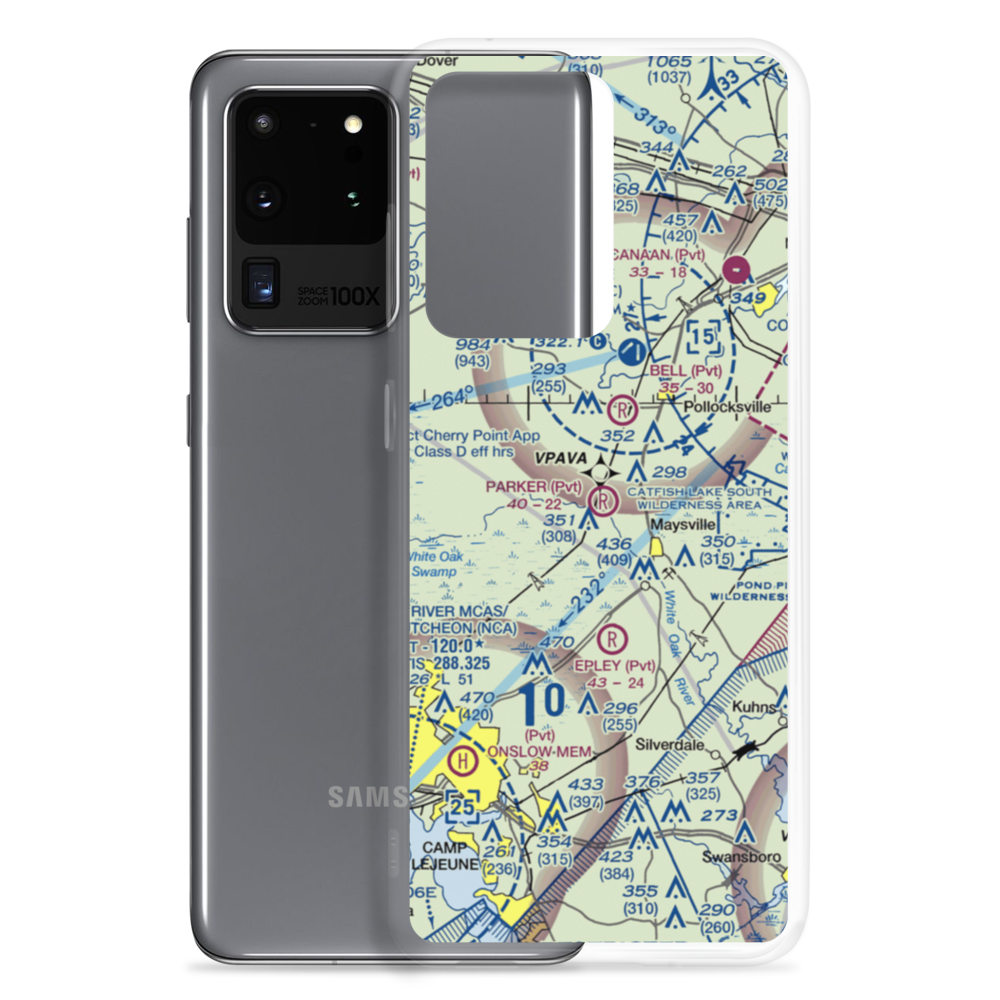 Parker Field (8NC7) VFR Sectional Samsung Case Samsung Galaxy S20 Ultra model shown