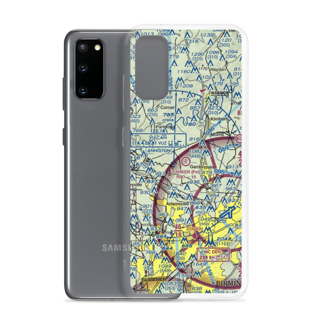 Parker Field (AL18) VFR Sectional Samsung Case Samsung Galaxy S20 model shown