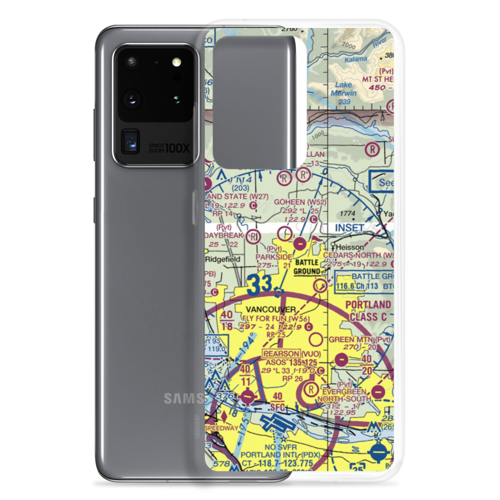 Parkside Airpark (WA87) VFR Sectional Samsung Case Samsung Galaxy S20 Ultra model shown
