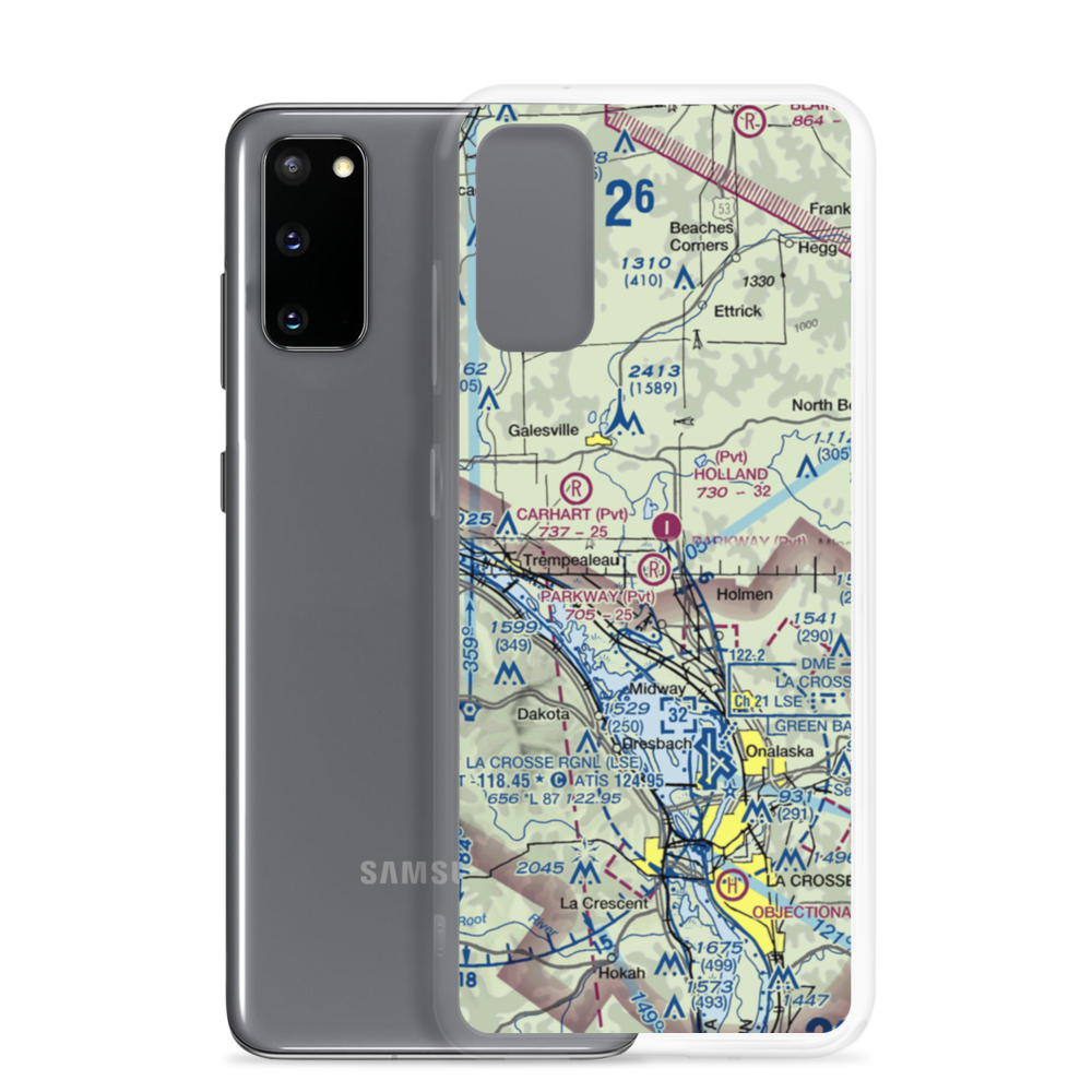 Parkway Farm Strip (09WI) VFR Sectional Samsung Case Samsung Galaxy S20 model shown