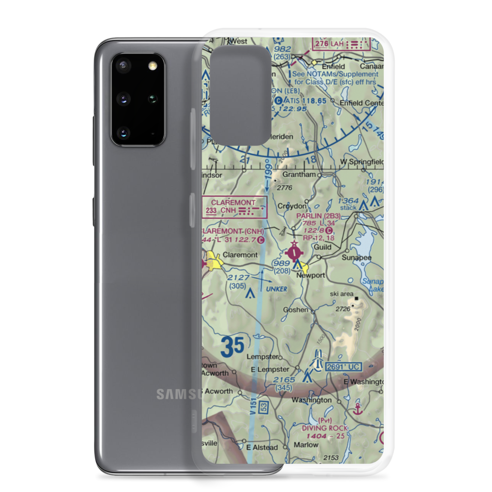 Parlin Field (2B3) VFR Sectional Samsung Case Samsung Galaxy S20 Plus model shown