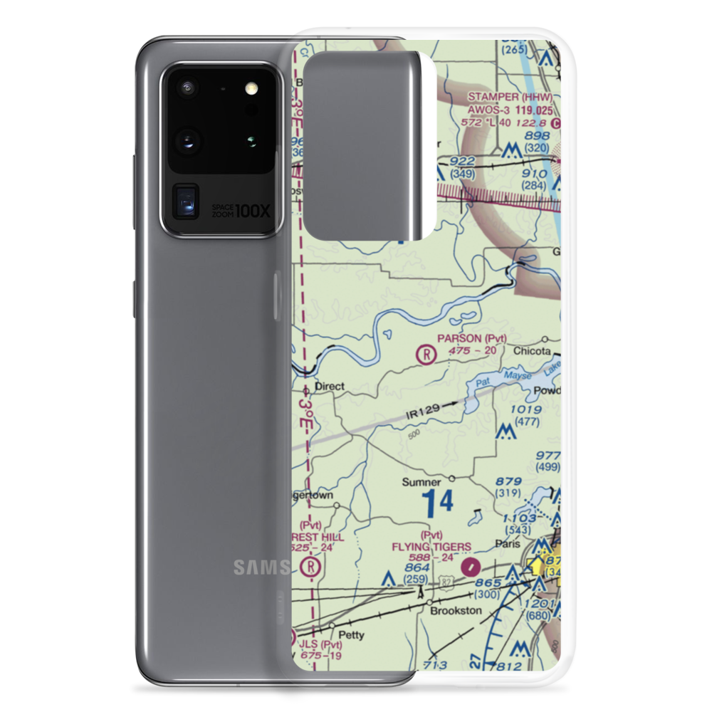 Parson Field (XS88) VFR Sectional Samsung Case Samsung Galaxy S20 Ultra model shown