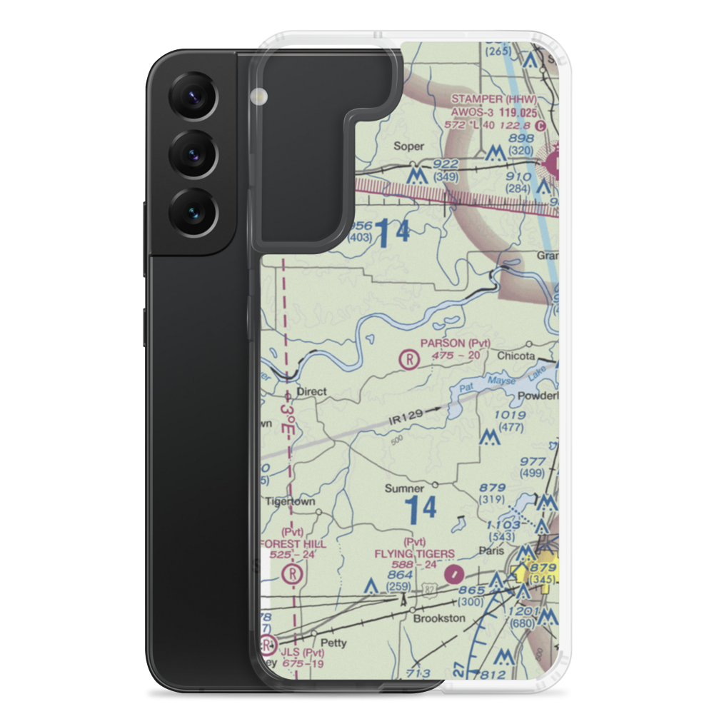 Parson Field (XS88) VFR Sectional Samsung Case Samsung Galaxy S22 Plus model shown