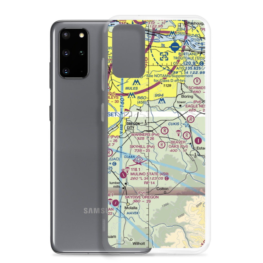 Parson Landing Airport (7OR9) VFR Sectional Samsung Case Samsung Galaxy S20 Plus model shown