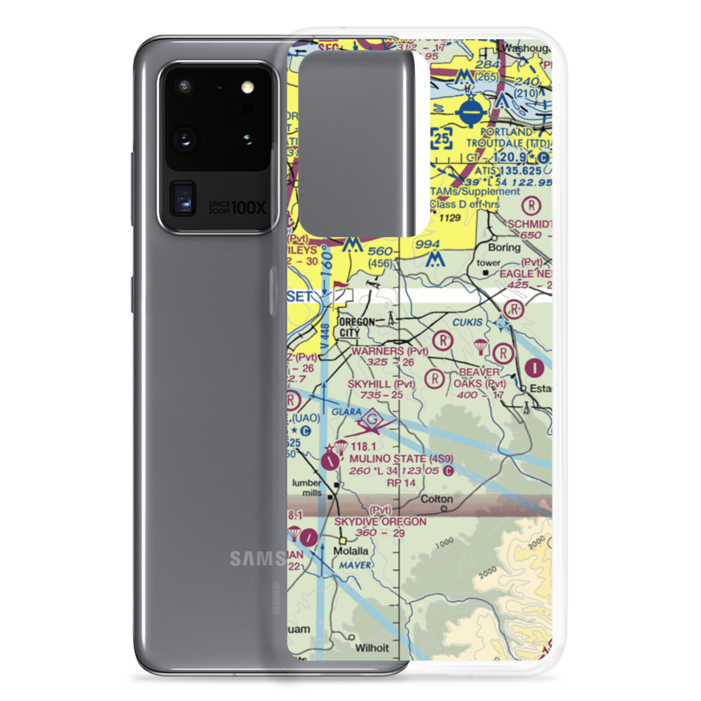 Parson Landing Airport (7OR9) VFR Sectional Samsung Case Samsung Galaxy S20 Ultra model shown