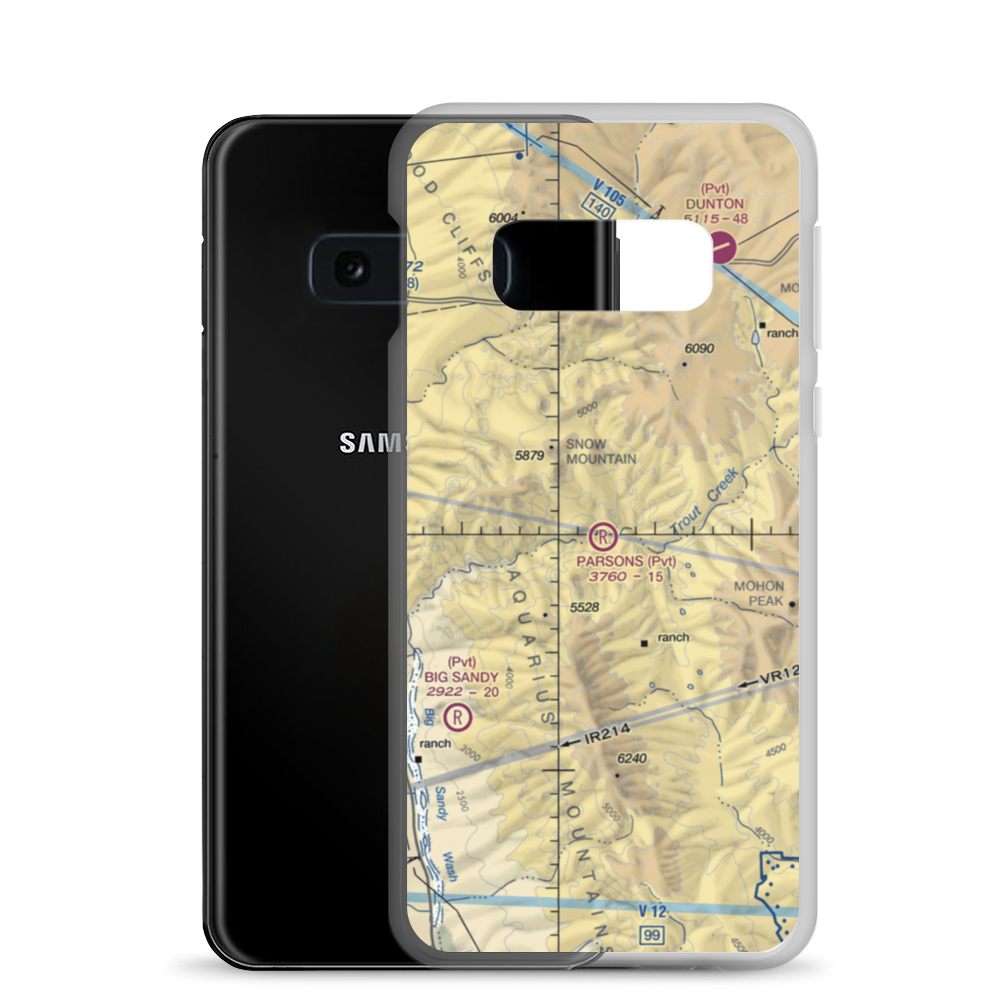 Parsons Field (4AZ6) VFR Sectional Samsung Case Samsung Galaxy S10e model shown