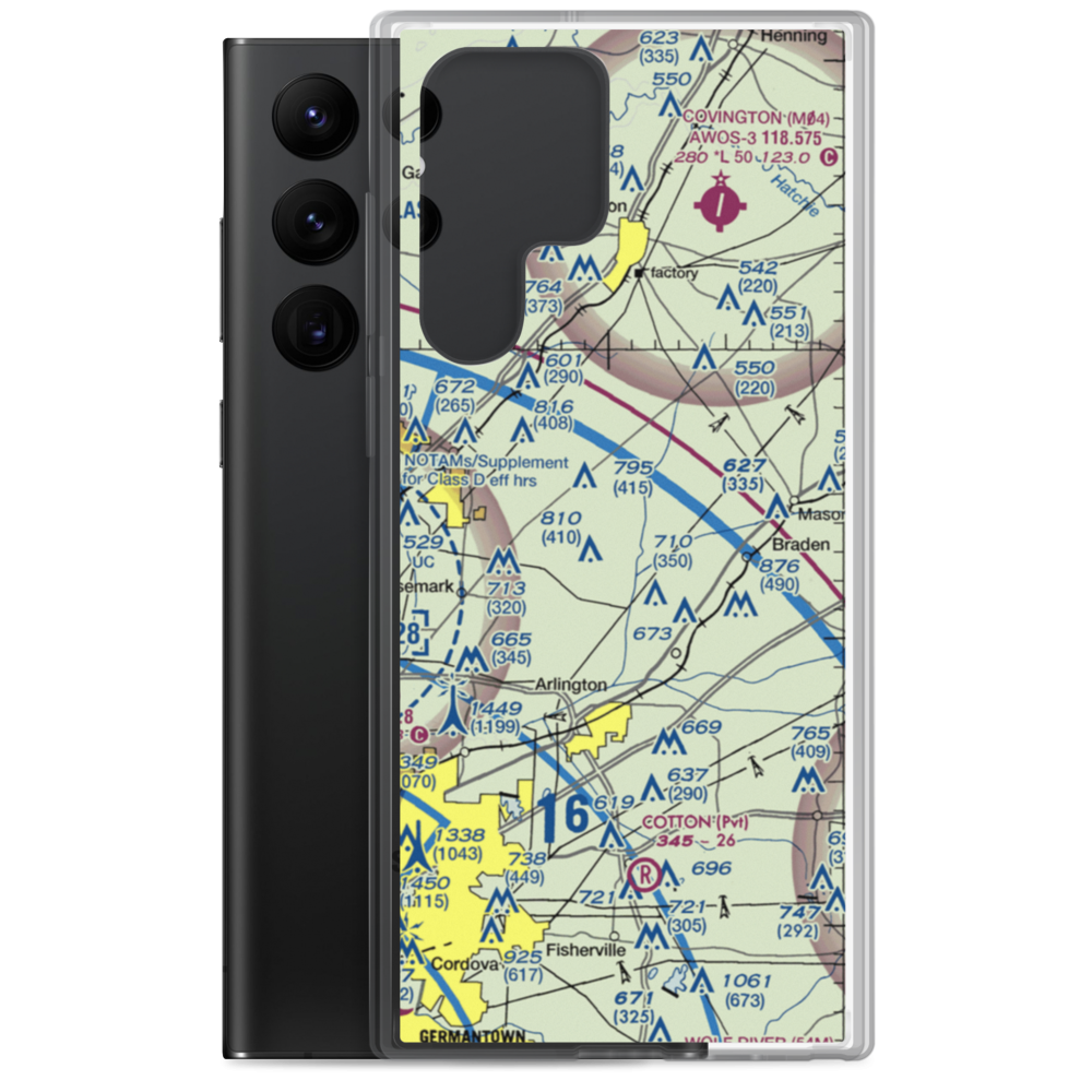 Parsons Field (TN58) VFR Sectional Samsung Case Samsung Galaxy S22 Ultra model shown