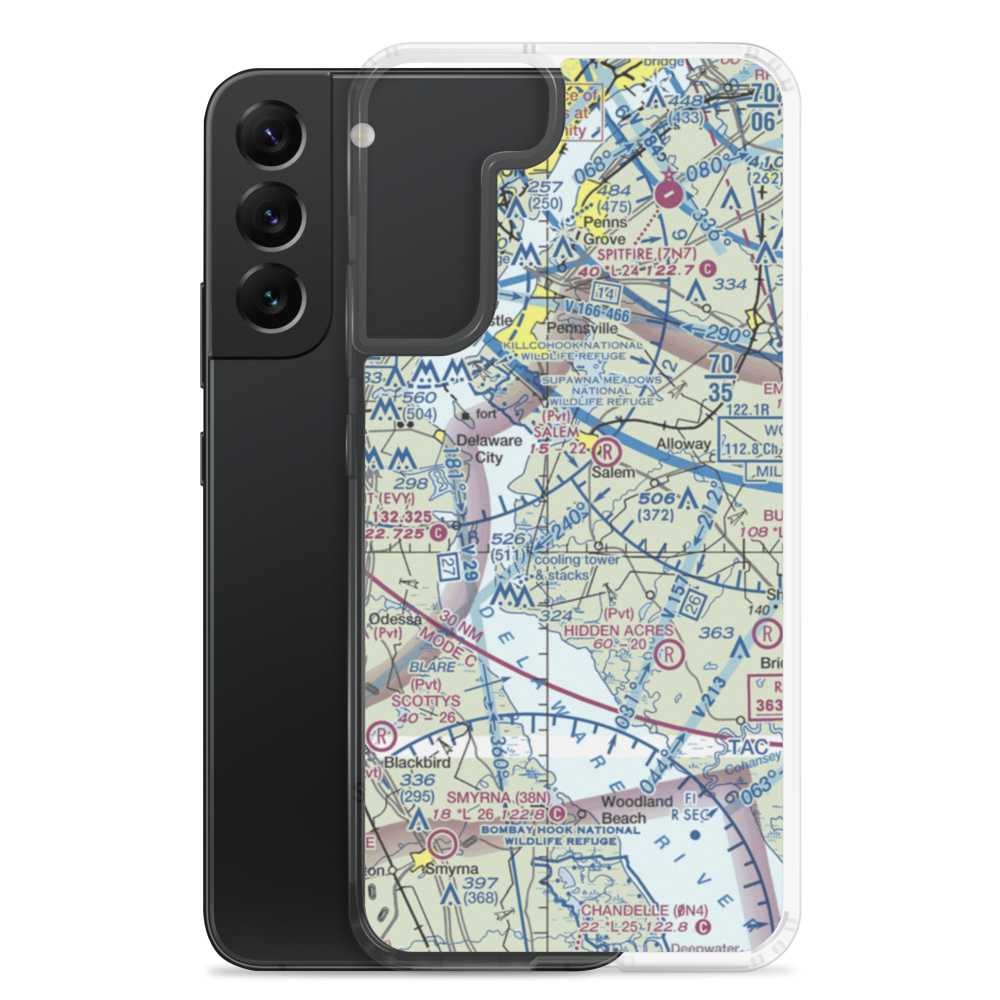 Paruszewski Farm Strip (NJ30) VFR Sectional Samsung Case Samsung Galaxy S22 Plus model shown