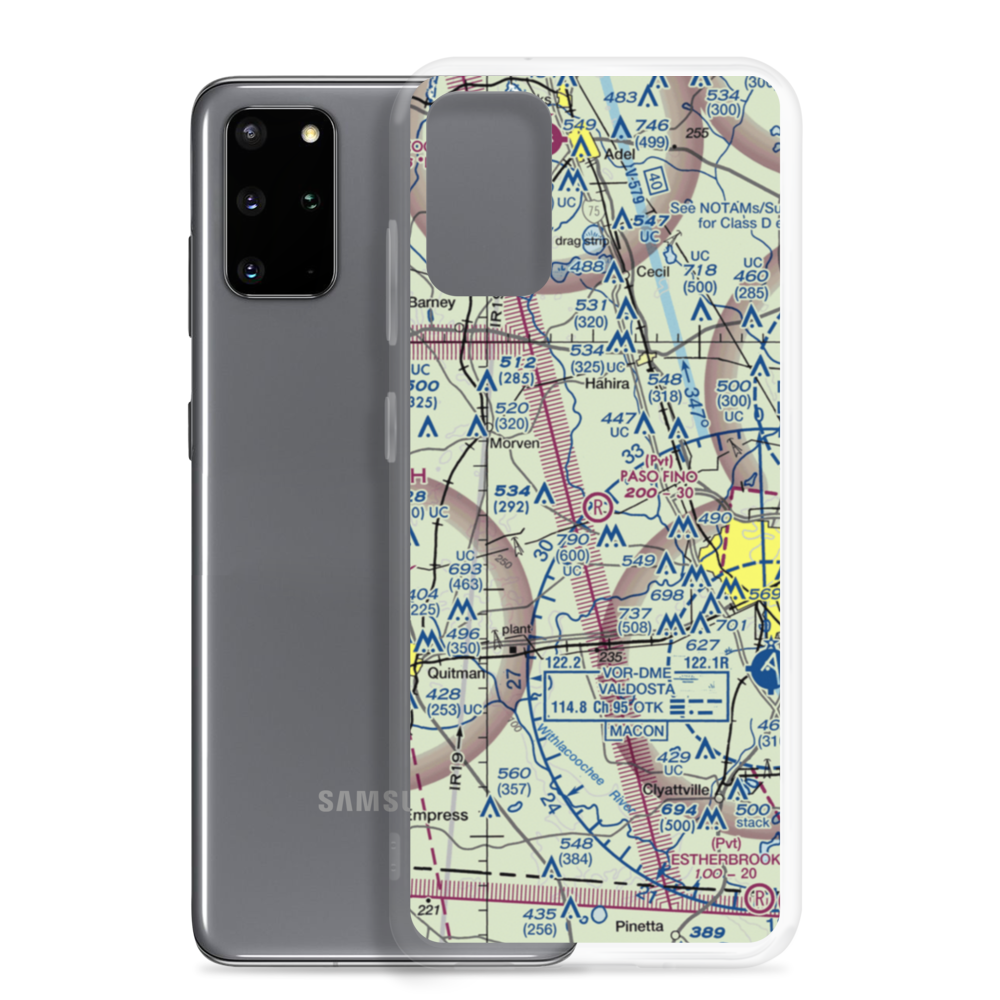 Paso Fino Farm Airport (0GA8) VFR Sectional Samsung Case Samsung Galaxy S20 Plus model shown
