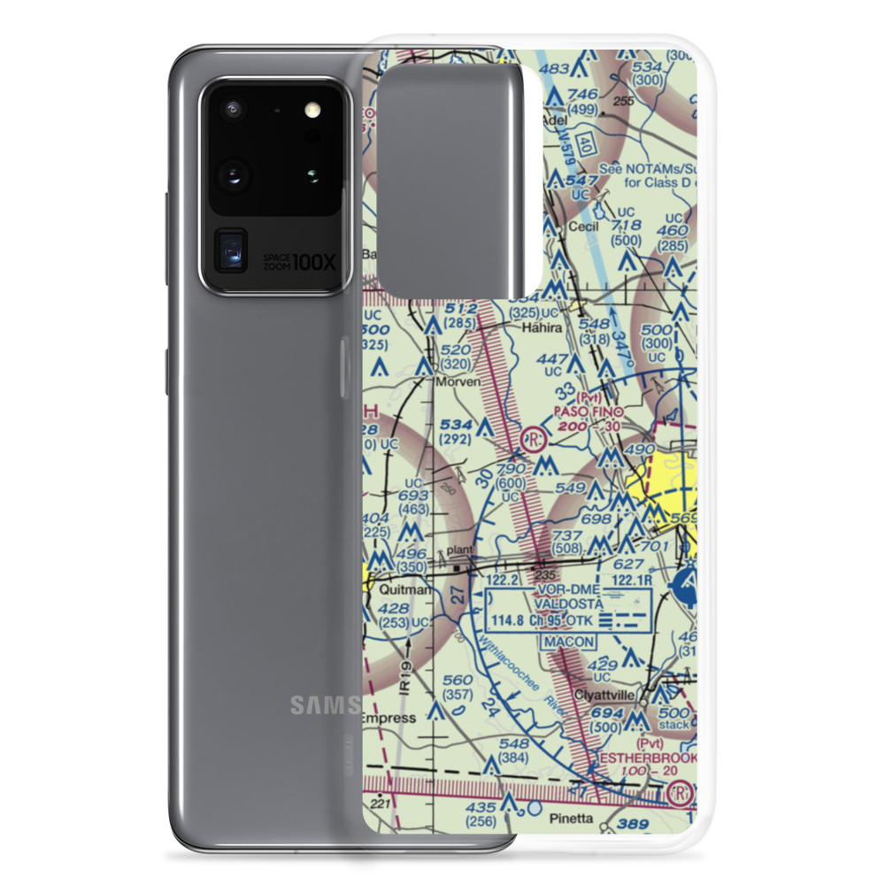 Paso Fino Farm Airport (0GA8) VFR Sectional Samsung Case Samsung Galaxy S20 Ultra model shown