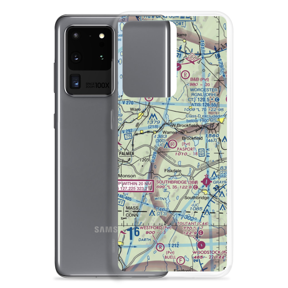 Pasport Airport (5MA3) VFR Sectional Samsung Case Samsung Galaxy S20 Ultra model shown