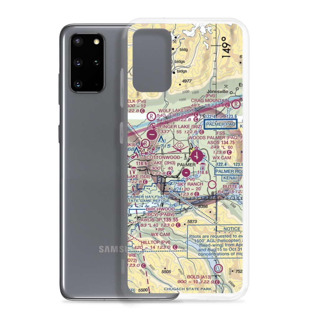 Pat-Mar Strip (AK63) VFR Sectional Samsung Case Samsung Galaxy S20 Plus model shown