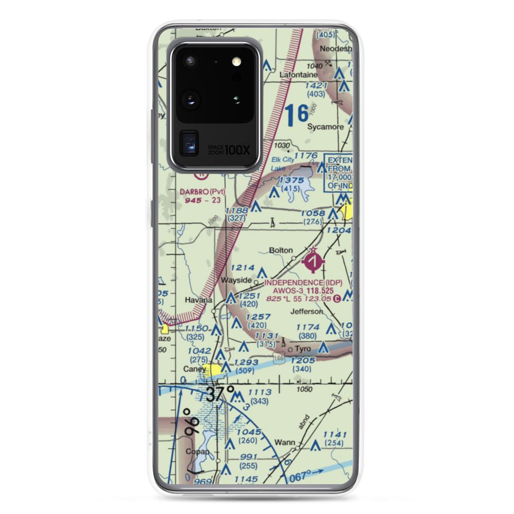 Patterson Farms Airport (66KS) VFR Sectional Samsung Case Samsung Galaxy S20 Ultra model shown