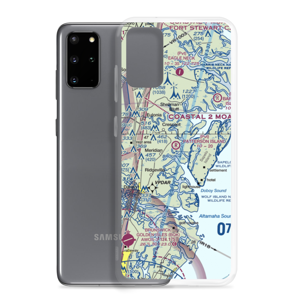 Patterson Island Airport (GA21) VFR Sectional Samsung Case Samsung Galaxy S20 Plus model shown