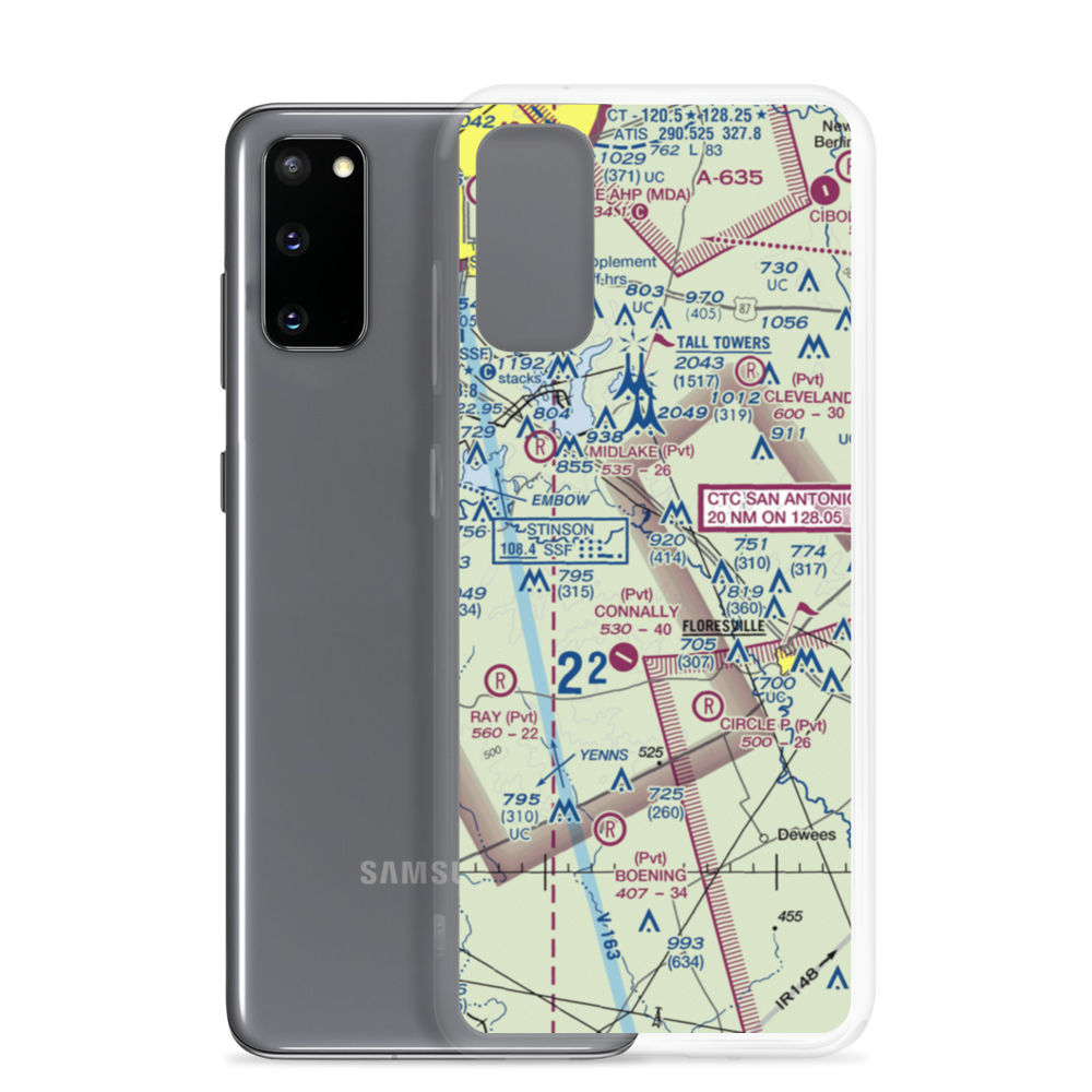 Patton Air Park (TT05) VFR Sectional Samsung Case Samsung Galaxy S20 model shown